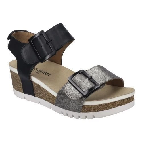 Josef Seibel Keilsandalen blau