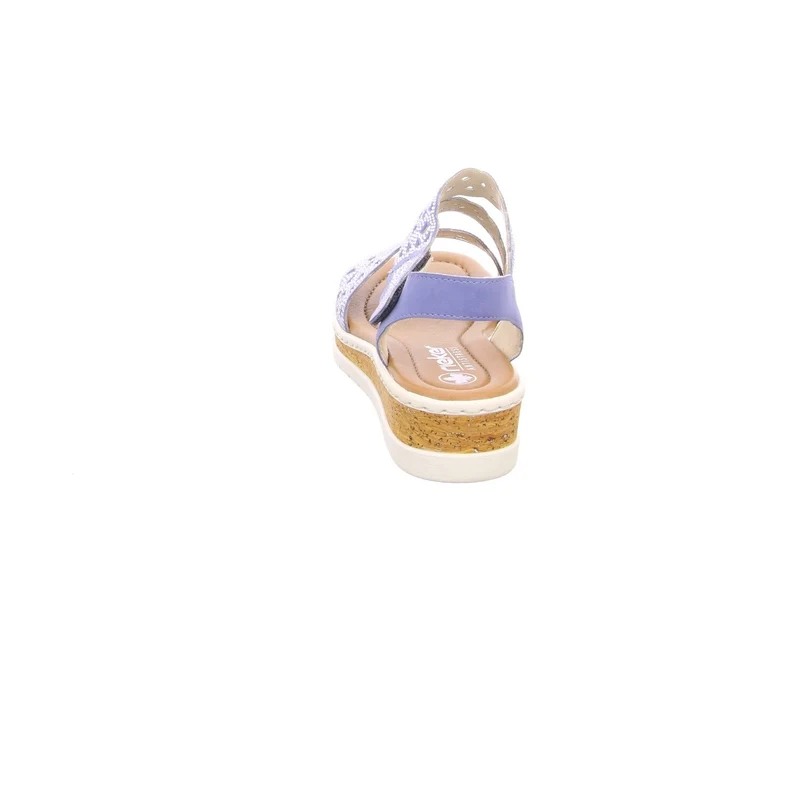 Rieker Keilsandalen blau