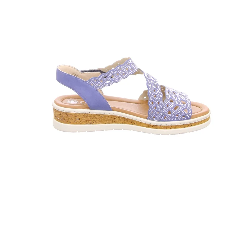 Rieker Keilsandalen blau