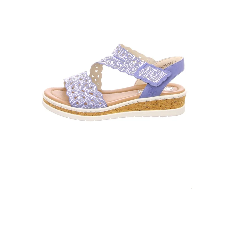 Rieker Keilsandalen blau