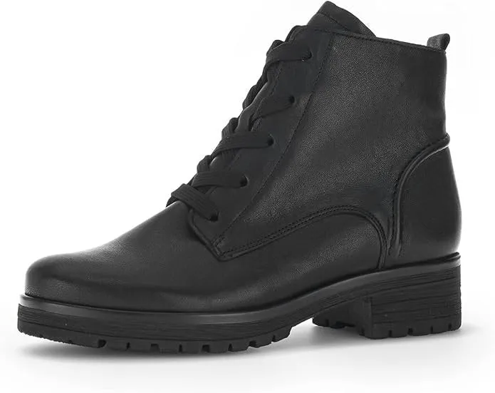 Gabor Schnür-Stiefeletten Damen Schwarz