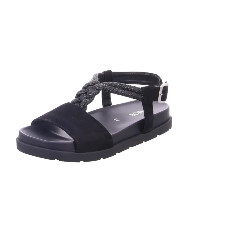 Gabor Riemchen Sandalen schwarz