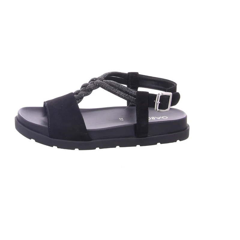 Gabor Riemchen Sandalen schwarz