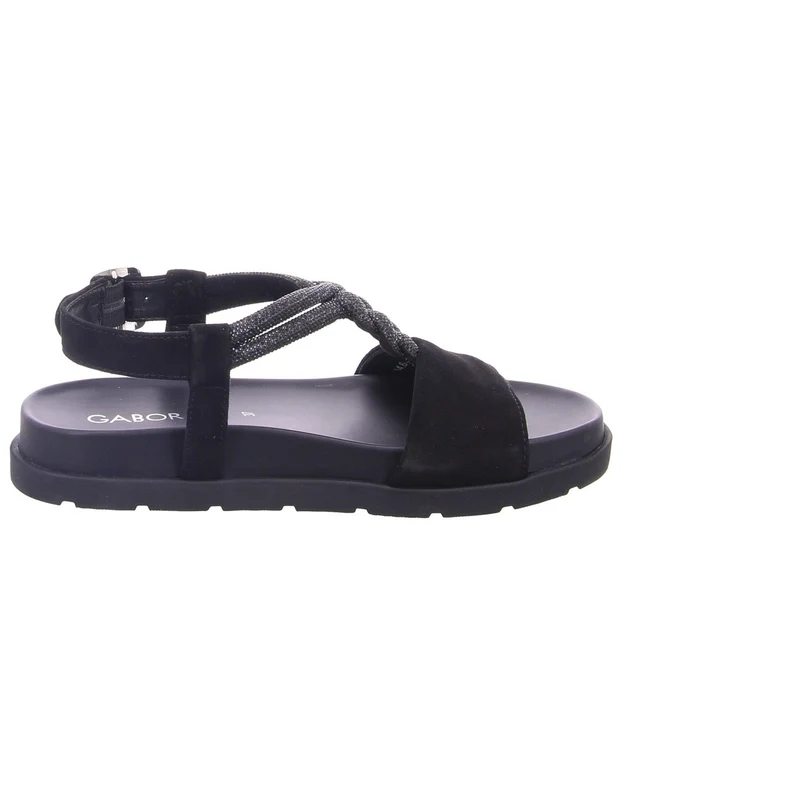 Gabor Riemchen Sandalen schwarz
