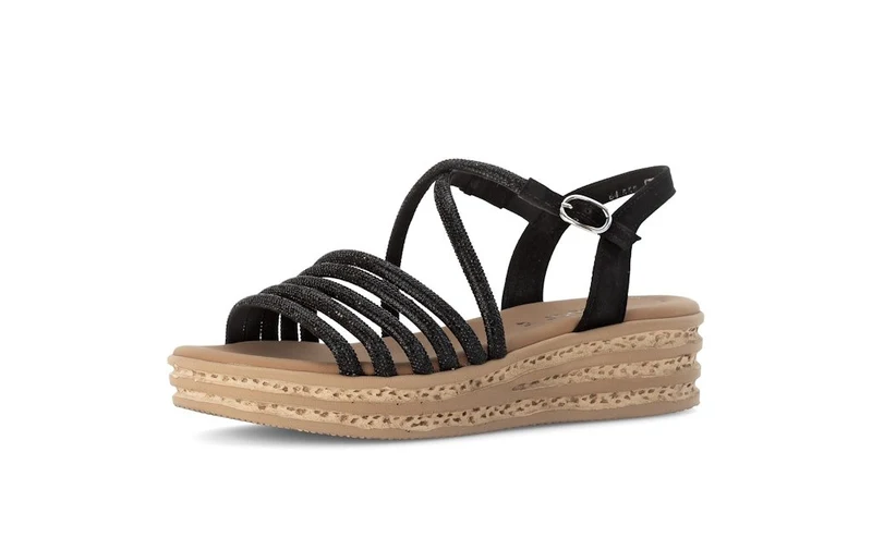 Gabor Riemchen Sandalen schwarz