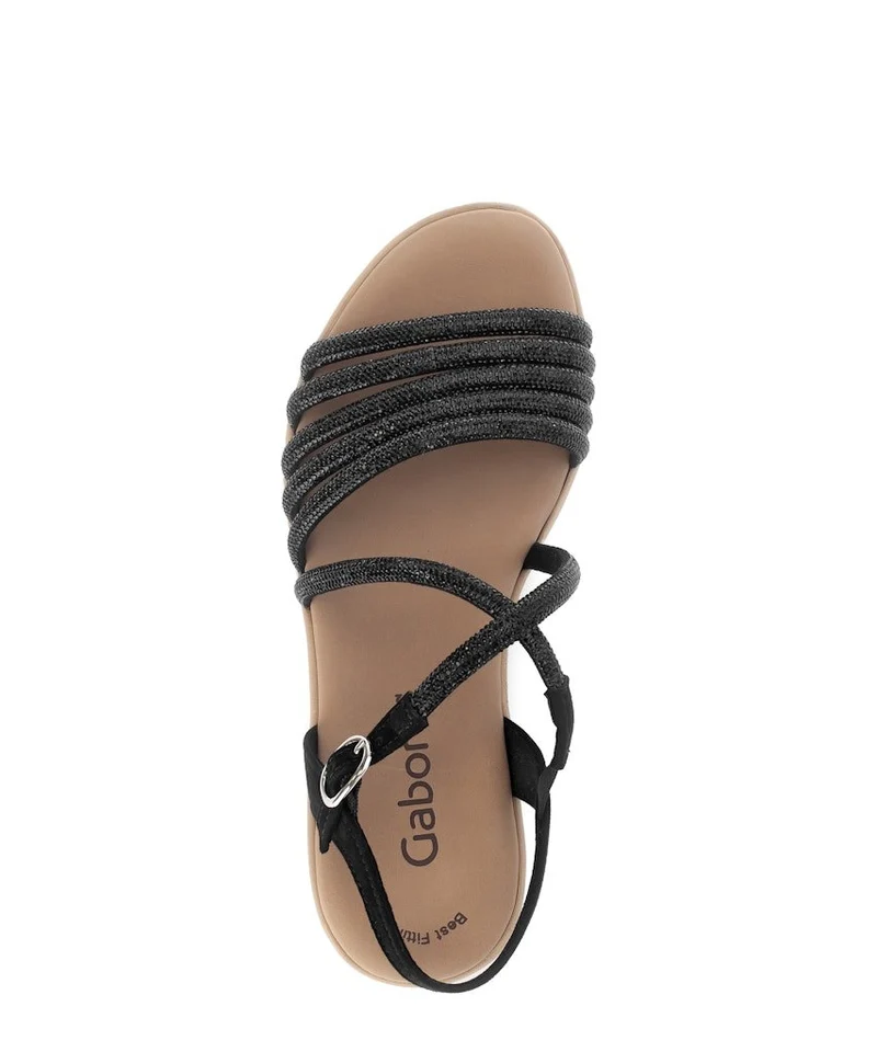 Gabor Riemchen Sandalen schwarz