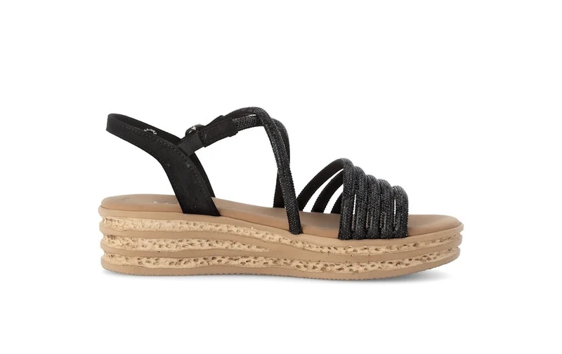 Gabor Riemchen Sandalen schwarz