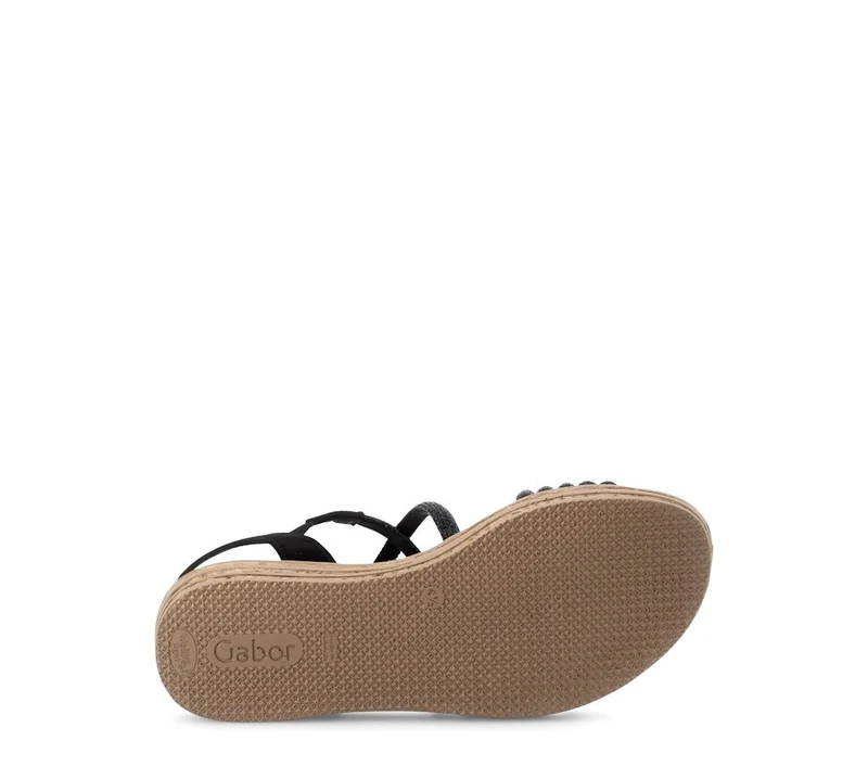 Gabor Riemchen Sandalen schwarz
