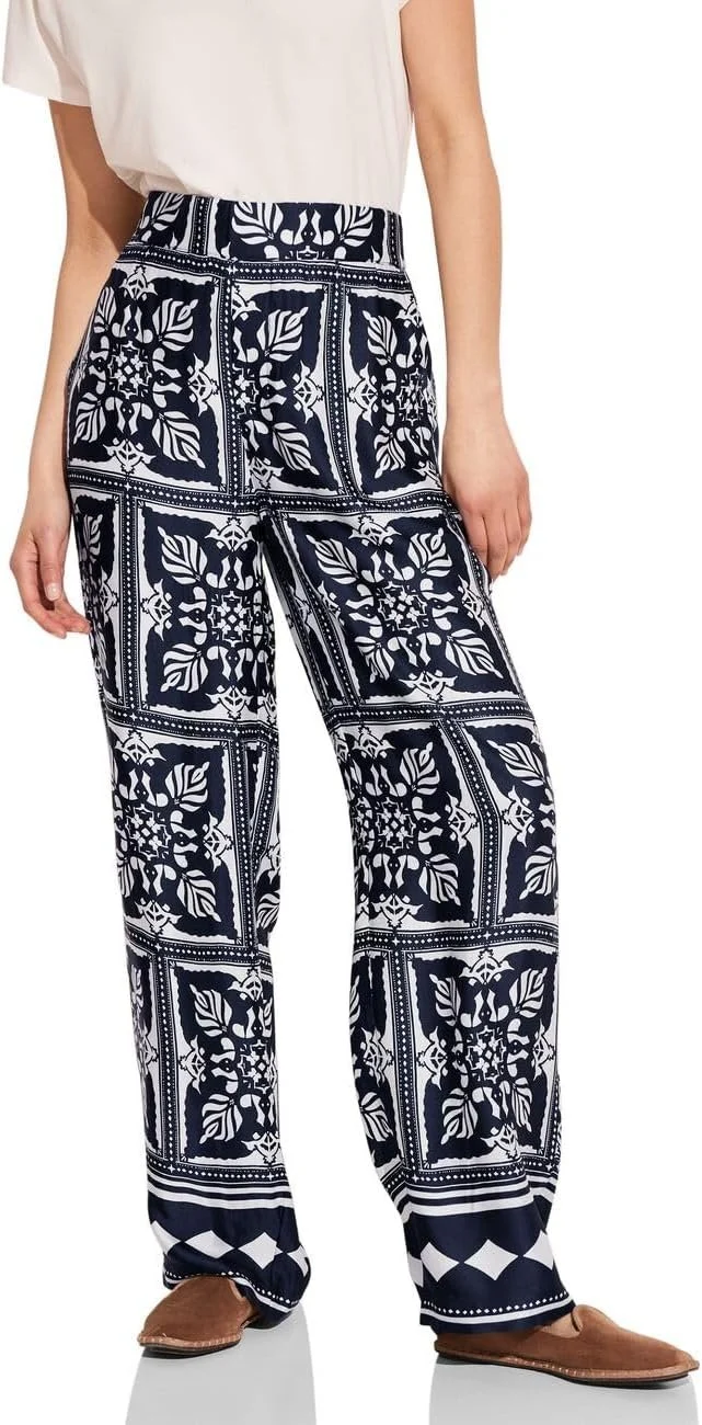 Street One Stoffhose Blau