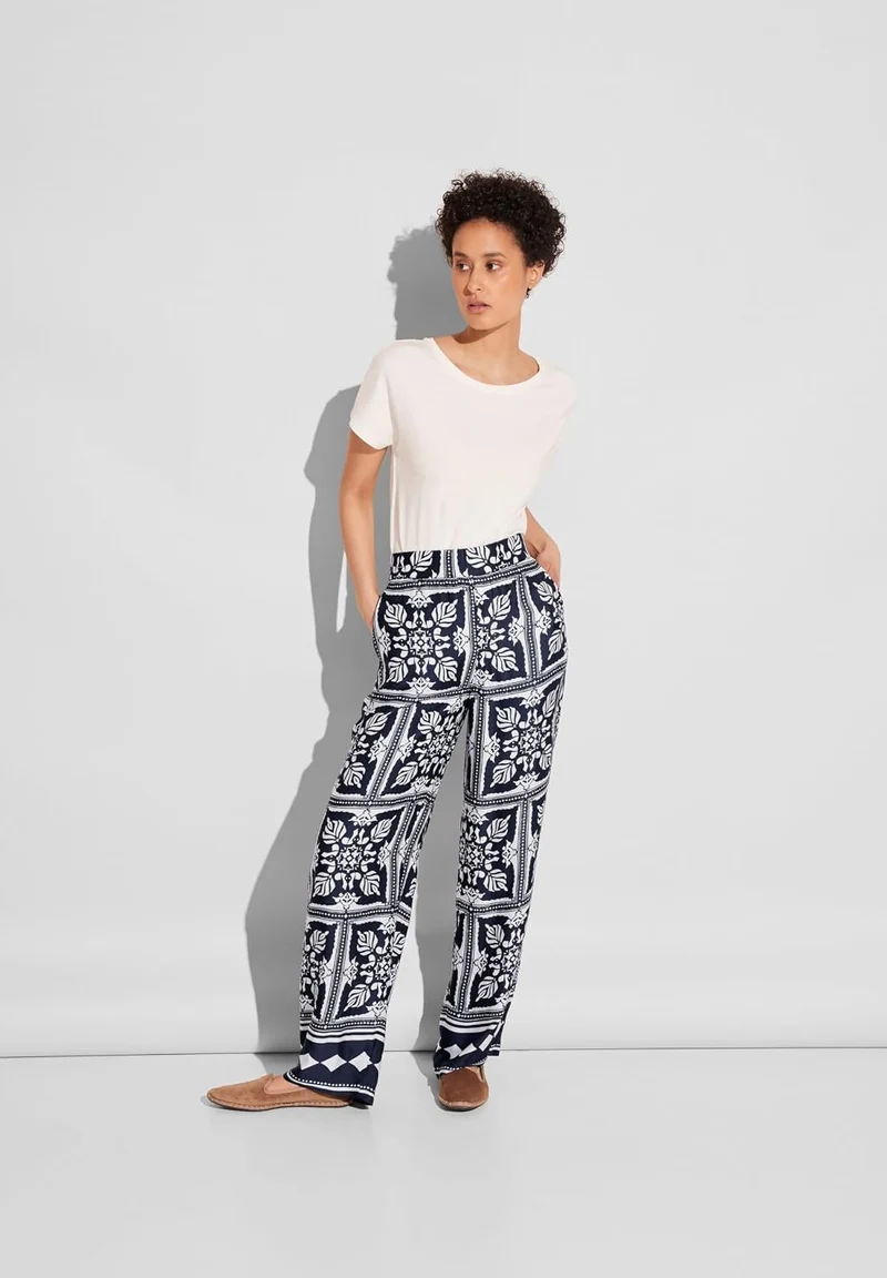 Street One Stoffhose Blau