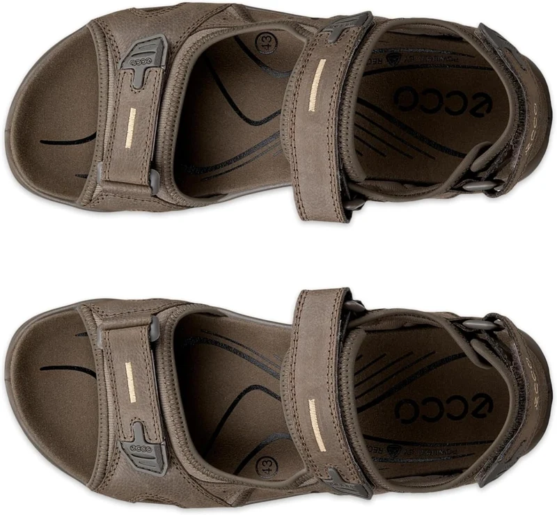 Ecco Outdoorsandalen dunkelbraun