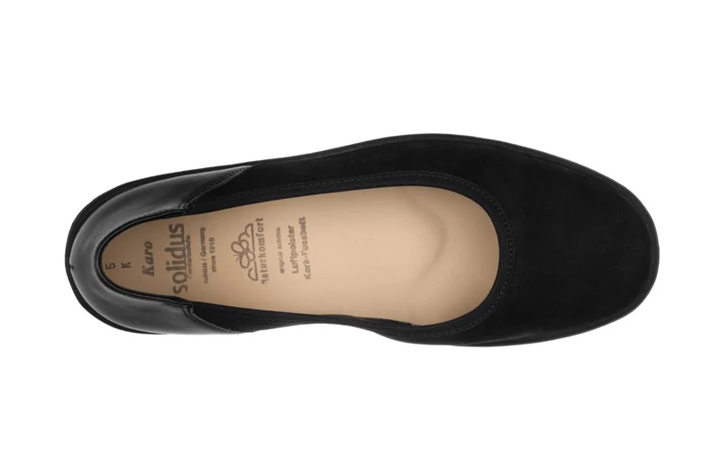 Solidus Ballerinas schwarz