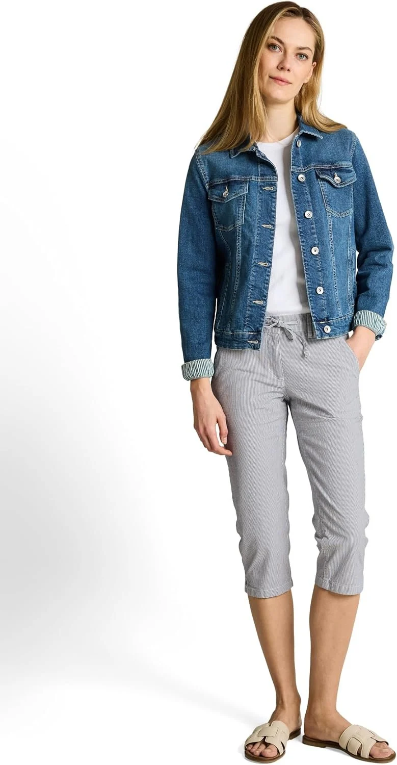TOM TAILOR Caprihose Grau