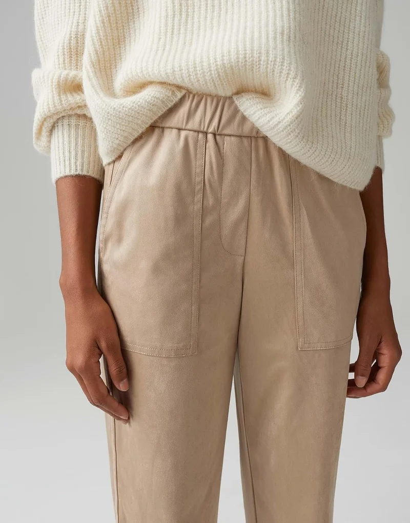 Opus Jogginghose Beige