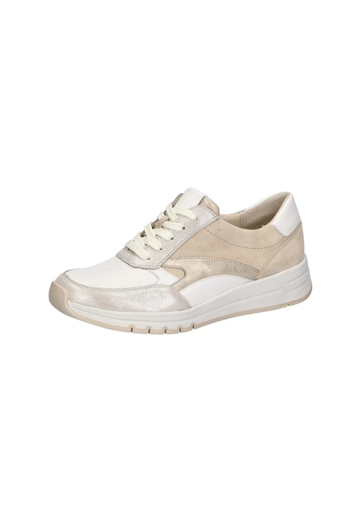 Waldläufer Freizeit Schnürer beige