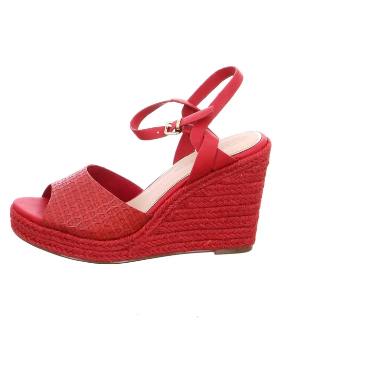 Tamaris Plateau Sandalen Damen Rot