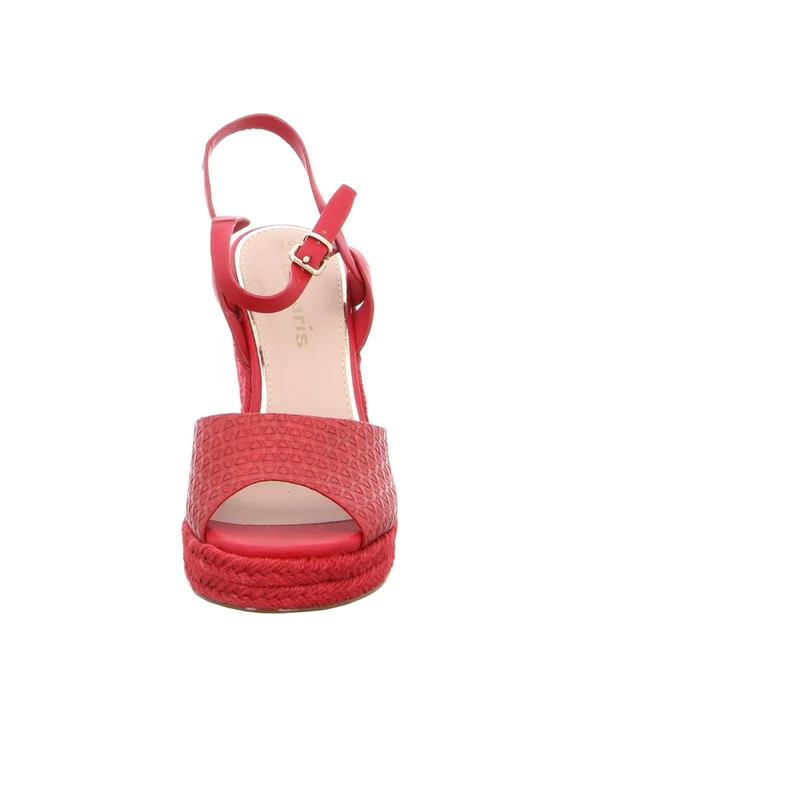 Tamaris Plateau Sandalen Damen Rot