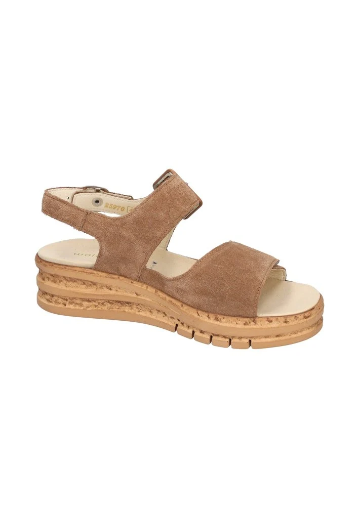 Waldläufer Riemchen Sandalen beige