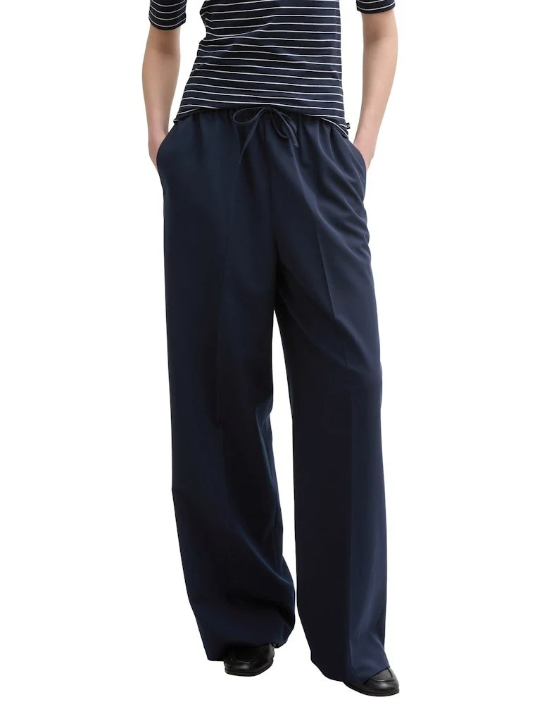 Tom Tailor Stoffhose Dunkelblau