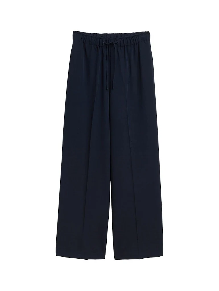 Tom Tailor Stoffhose Dunkelblau