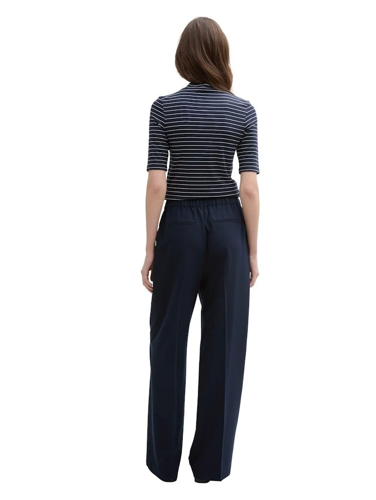 Tom Tailor Stoffhose Dunkelblau