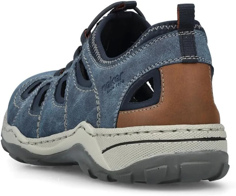 Rieker Slipper blau
