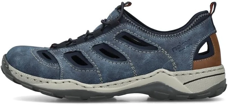 Rieker Slipper blau