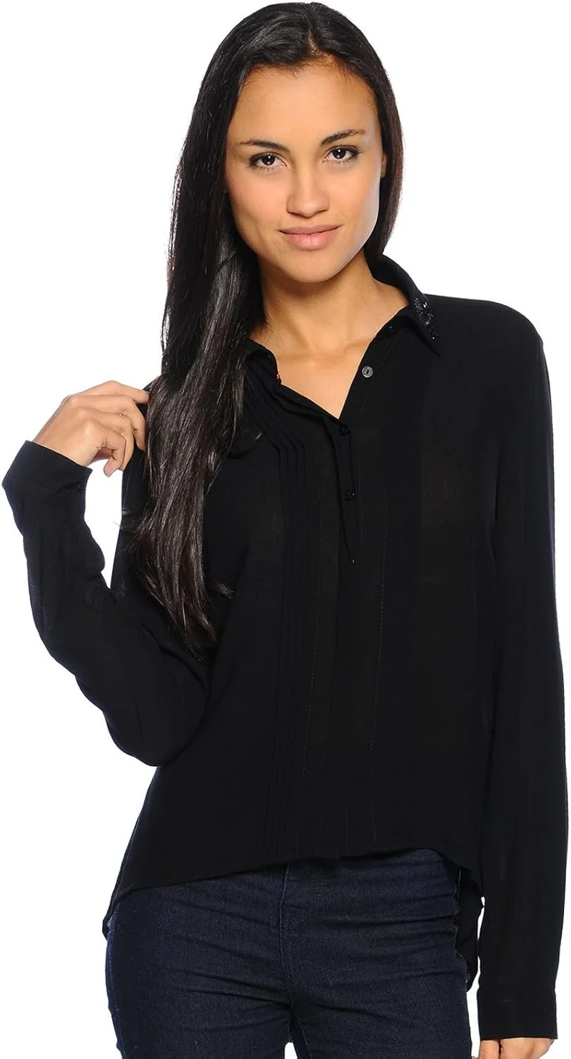 Ultimo BLOUSE WITH 3/4 SLEEVES AND GATHERI pink