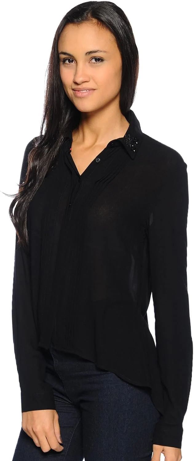 Ultimo BLOUSE WITH 3/4 SLEEVES AND GATHERI pink