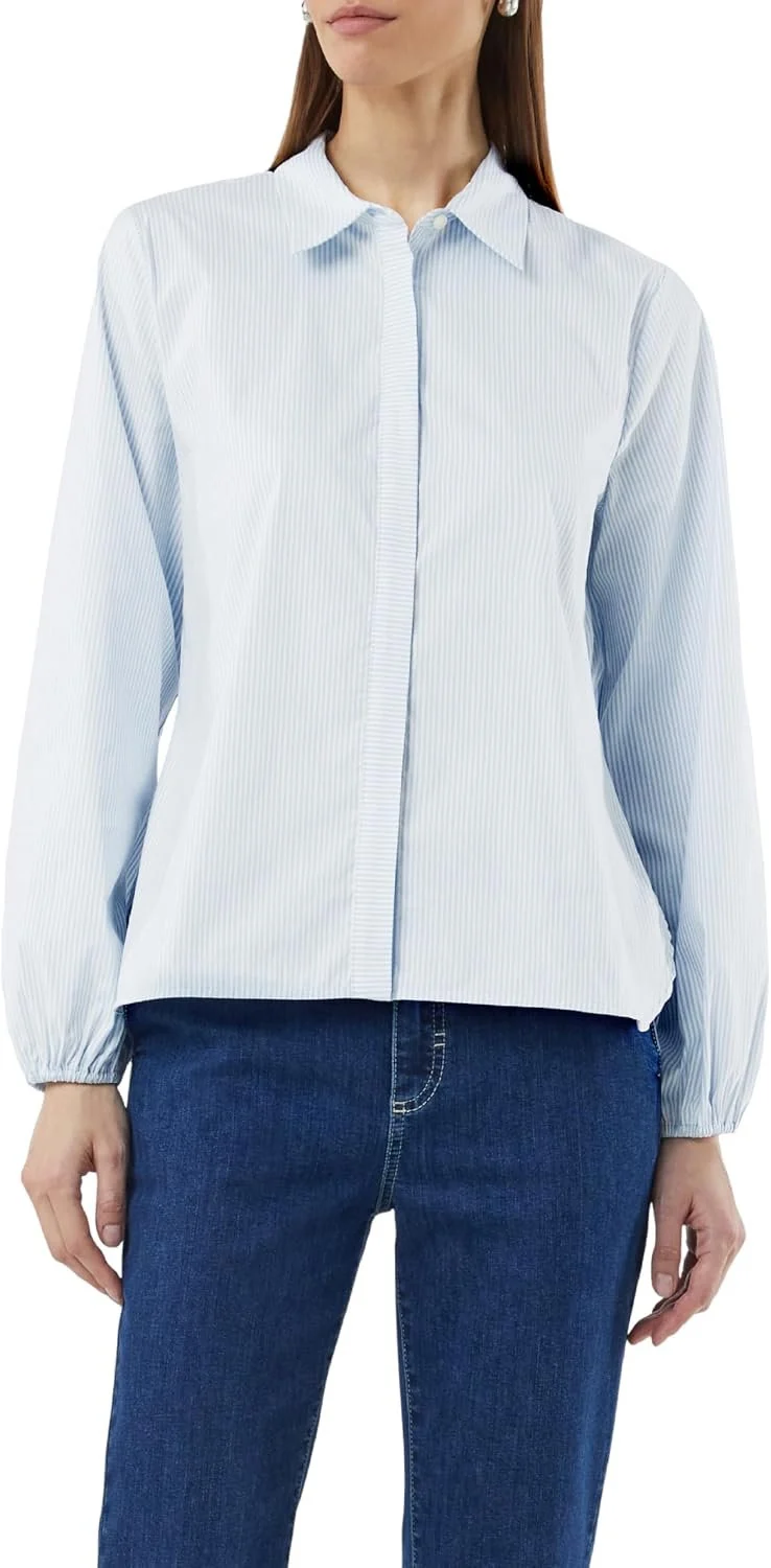Comma Bluse Blau
