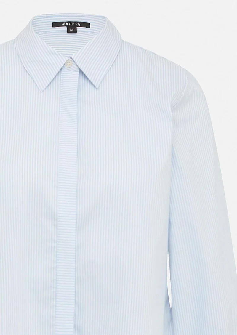Comma Bluse Blau