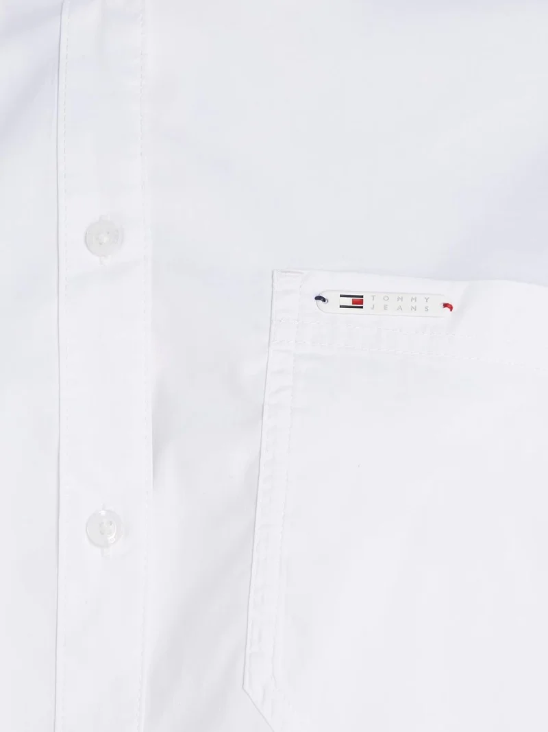 Tommy Jeans Langarmblusen weiß