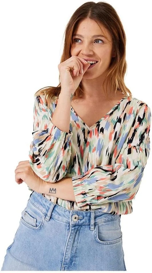 Garcia B30232_ladies shirt ls weiß