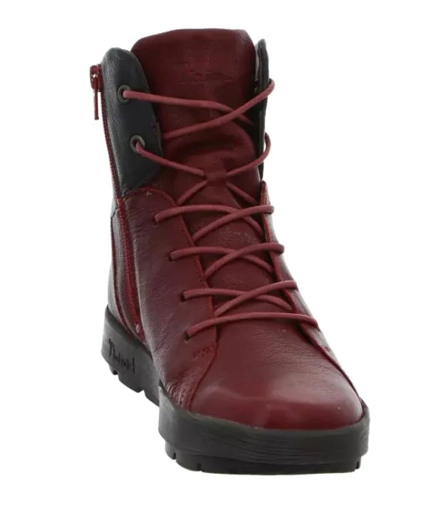 Think Schnür-Stiefeletten bordeaux