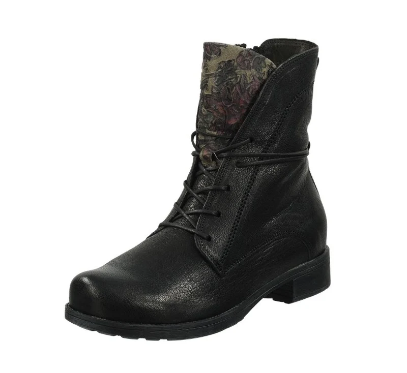 Think Schnür-Stiefeletten schwarz
