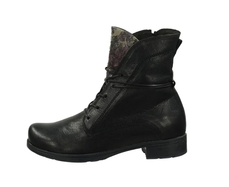 Think Schnür-Stiefeletten schwarz