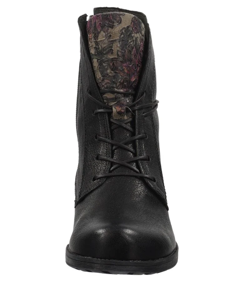 Think Schnür-Stiefeletten schwarz