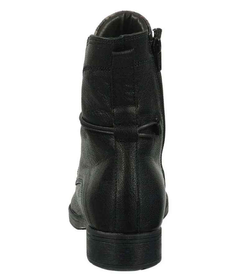 Think Schnür-Stiefeletten schwarz