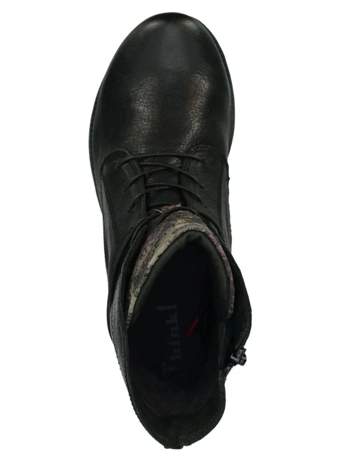 Think Schnür-Stiefeletten schwarz