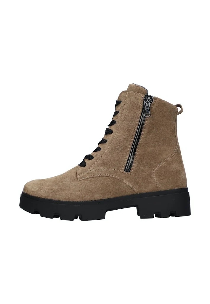 Waldläufer Schnür-Stiefeletten beige
