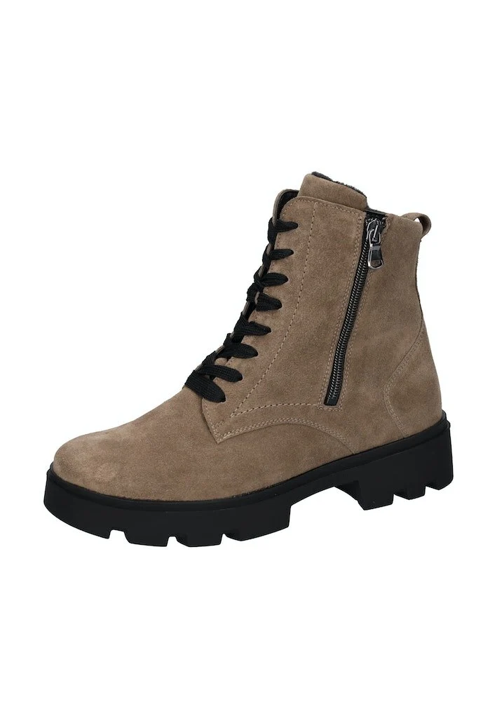 Waldläufer Schnür-Stiefeletten beige