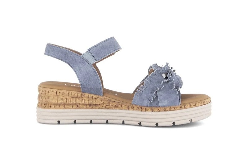 Gabor Plateau Sandalen himmelblau