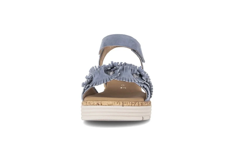 Gabor Plateau Sandalen himmelblau