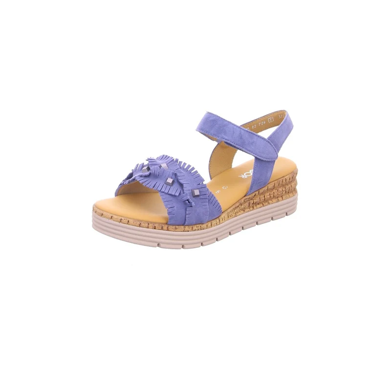 Gabor Plateau Sandalen himmelblau