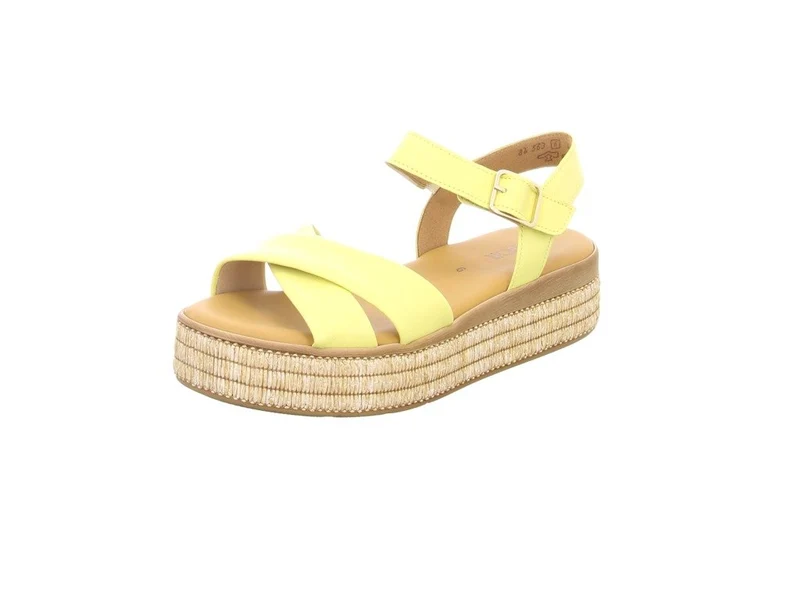 Gabor Riemchen Sandalen gelb