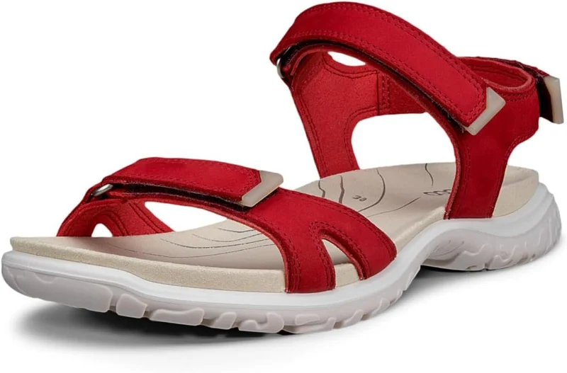 Ecco Riemchen Sandalen Rot