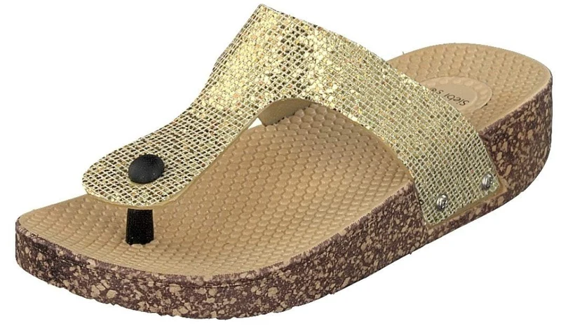 Siebi's Plateau Sandalen gold