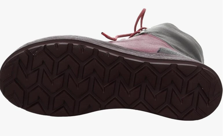 Think Schnür-Stiefeletten bordeaux