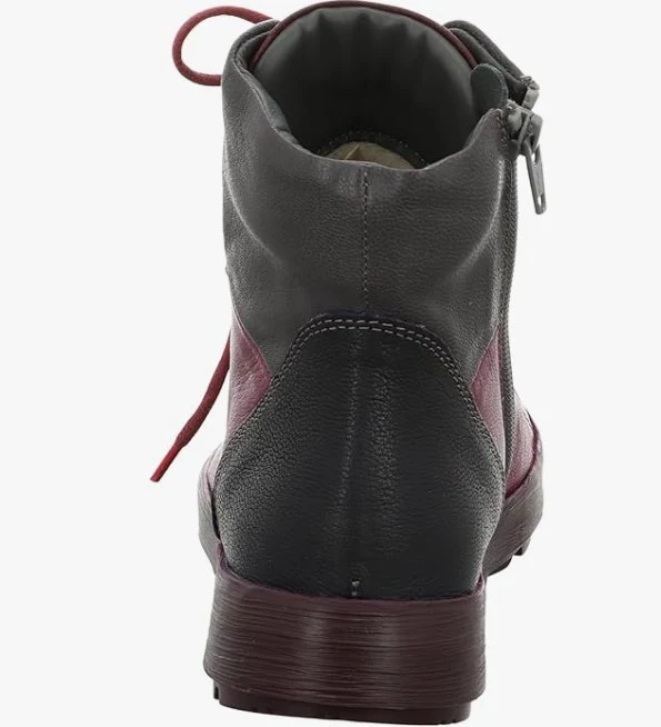 Think Schnür-Stiefeletten bordeaux