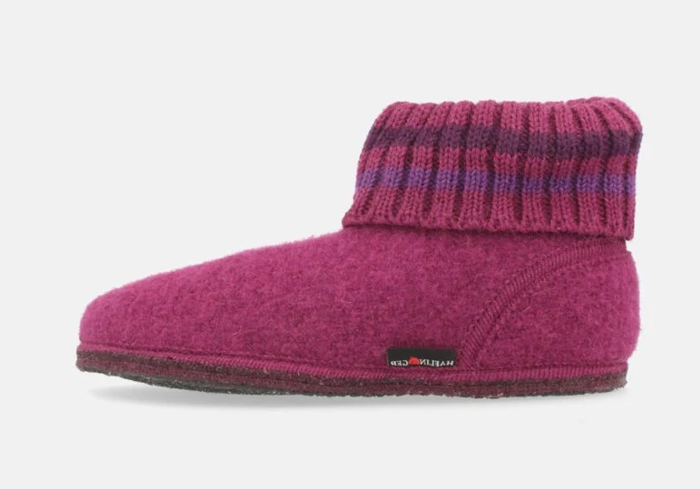 Haflinger Hausschuhe pink